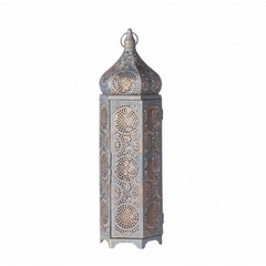 Pierced metal Lantern