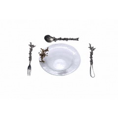 Octopus Plate&Coral Spoon(Fork)