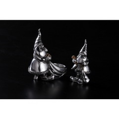 santa candle holder