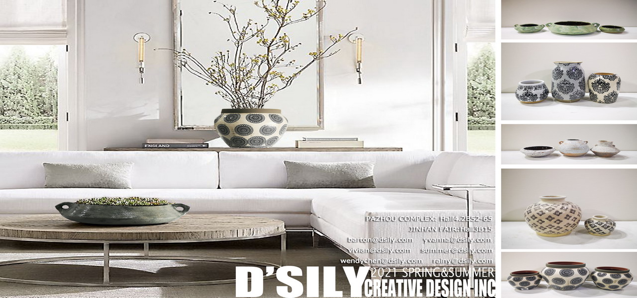 D'sily canton fair online : Ceramic Porcelain Garden Home Decor