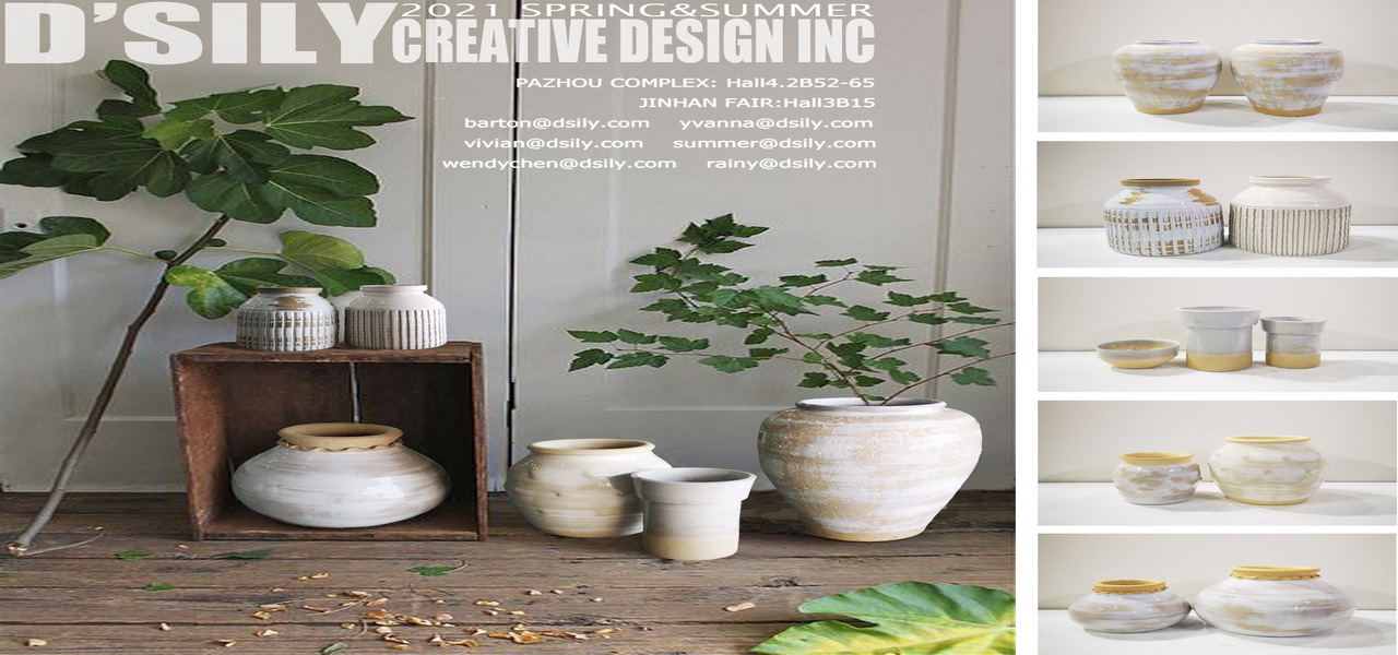 D'sily canton fair online : Ceramic Porcelain Garden Home Decor