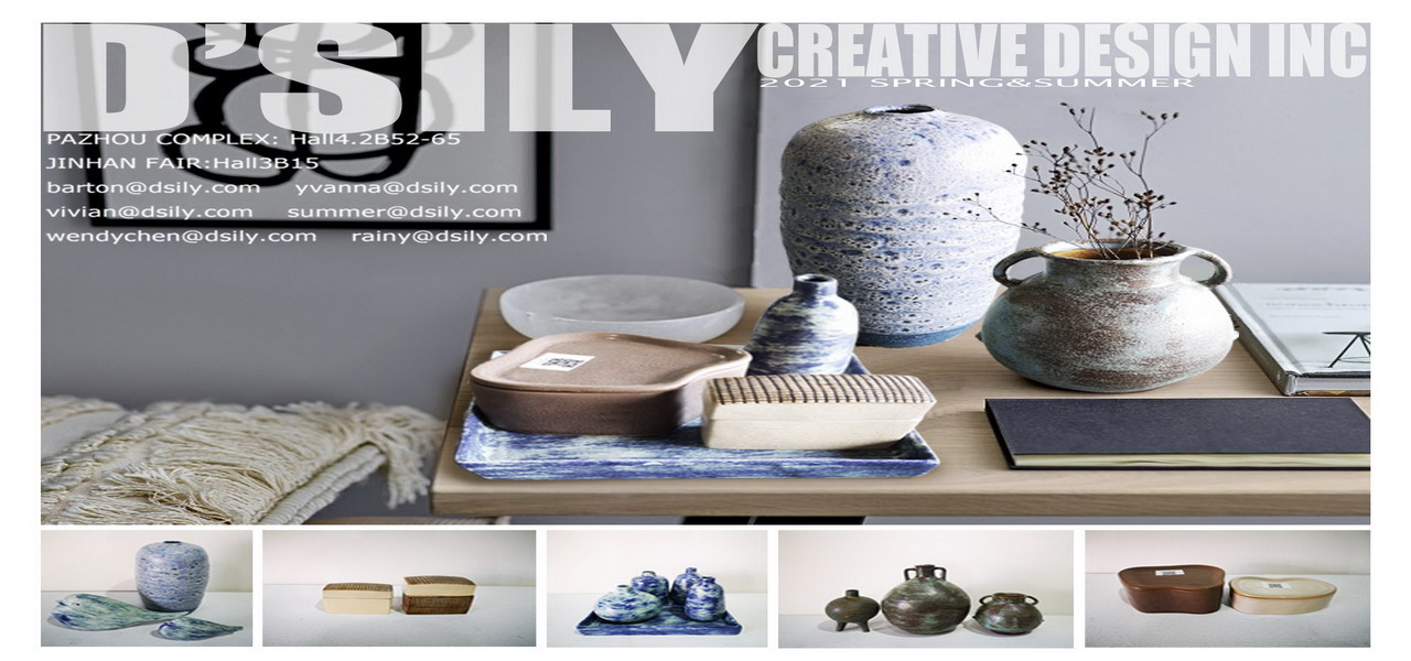 D'sily canton fair online : Ceramic Porcelain Garden Home Decor