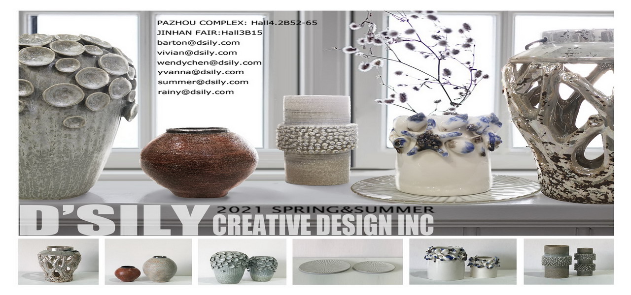 D'sily canton fair online : Ceramic Porcelain Garden Home Decor